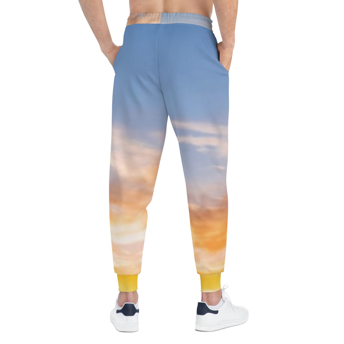 Men's Athletic Joggers - Golden Hour Ridge | Echovira...