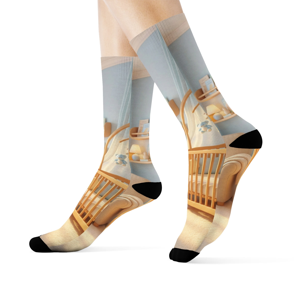 Cozy Room Crew Socks - Soft Step Comfort