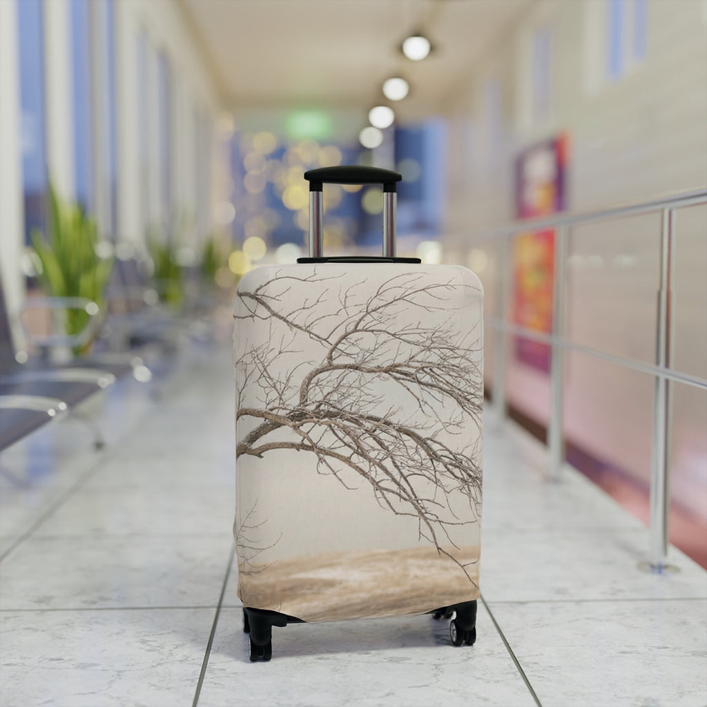 Luggage Cover - Serene Minimalist Tree