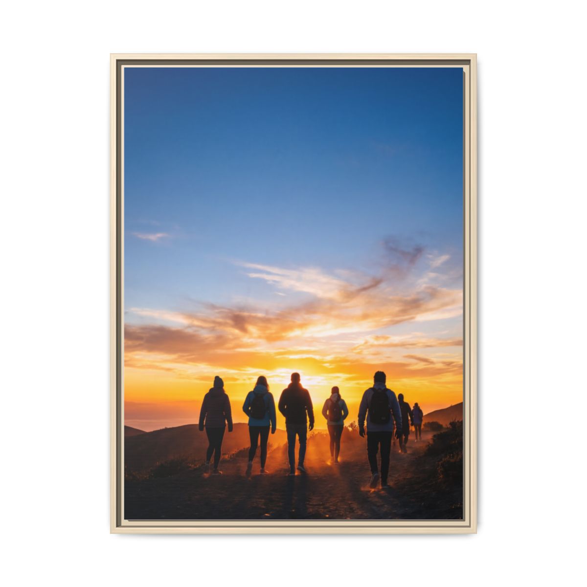 Matte Canvas, Framed - Epic Dawn Trek