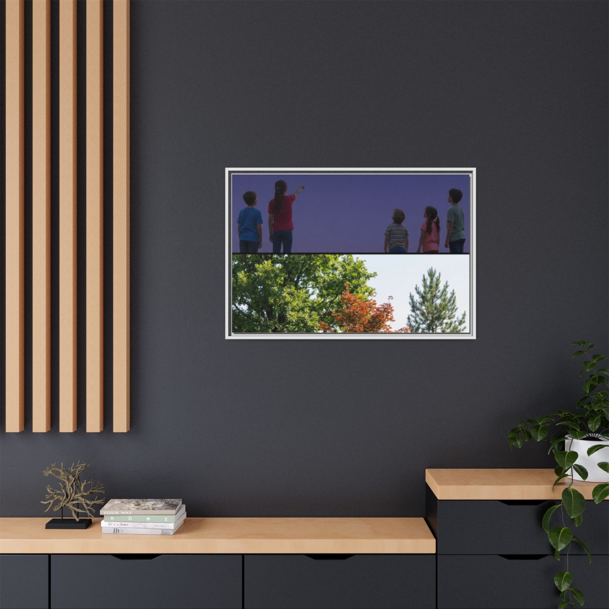 Framed Matte Canvas - Discovery — White / 1.25"