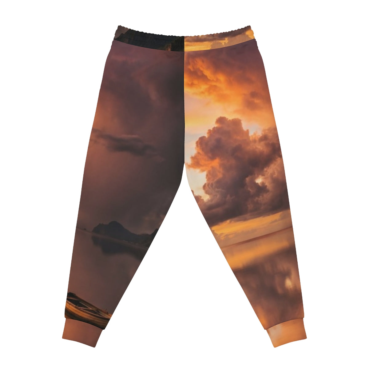 Athletic Joggers - Sunset Dreamscape Horizon | Echovira...