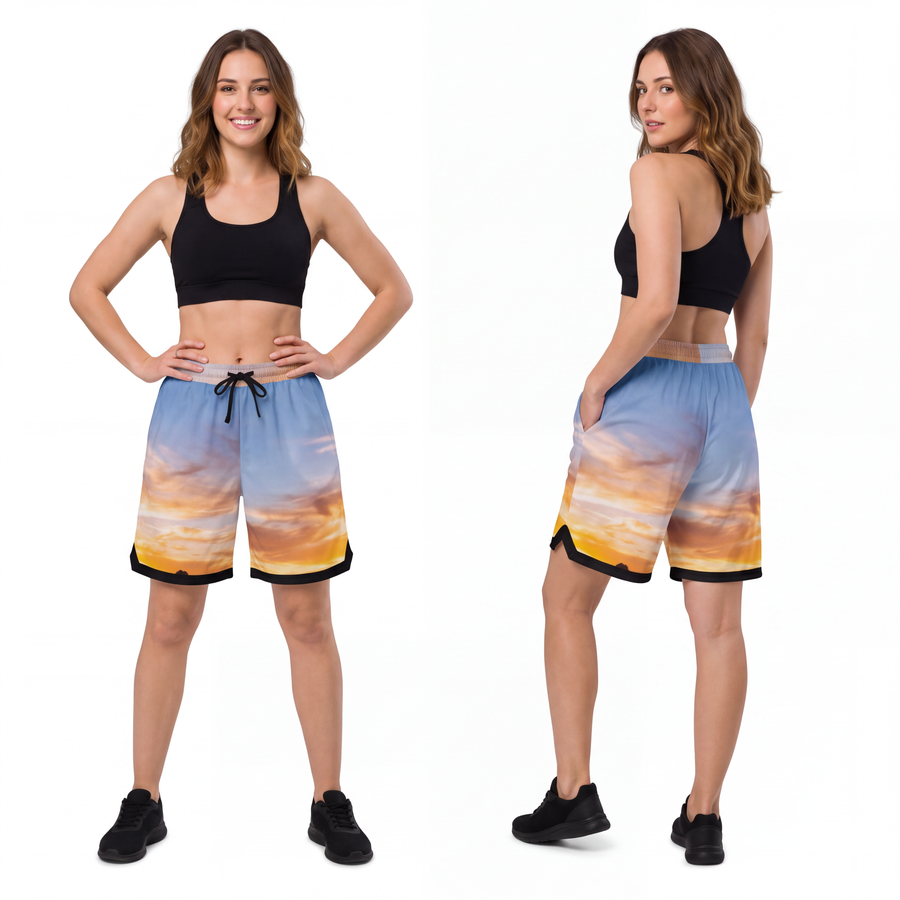 Basketball Rib Shorts - Sunset Trail
