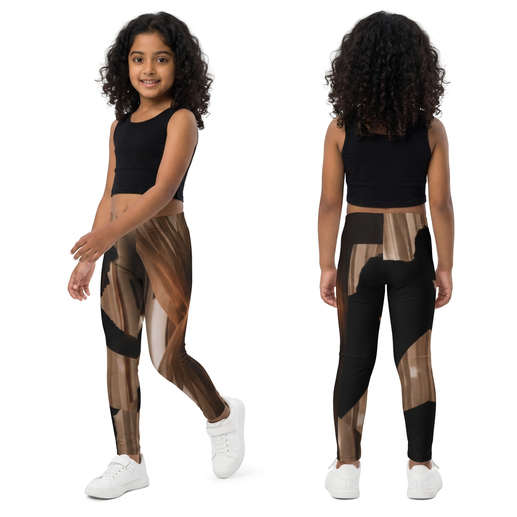 Nocturnal Silhouette Kids Leggings
