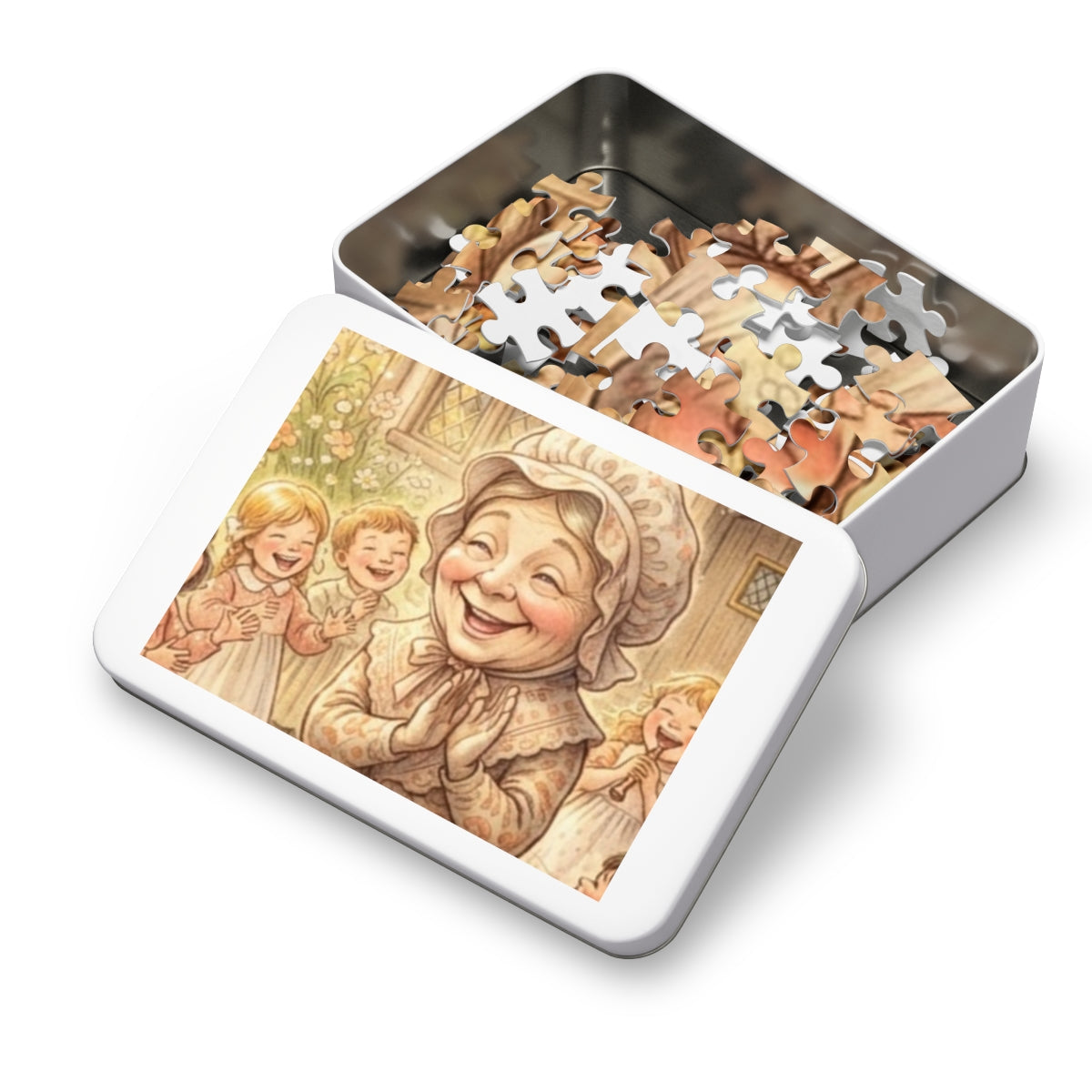 Jigsaw Puzzle with Tin - Fairytale Shoe House (30, 110, 252...