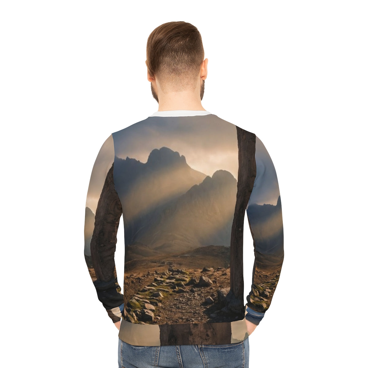 Men's Lightweight Sweatshirt - Mystic Monolith Ancient... |...