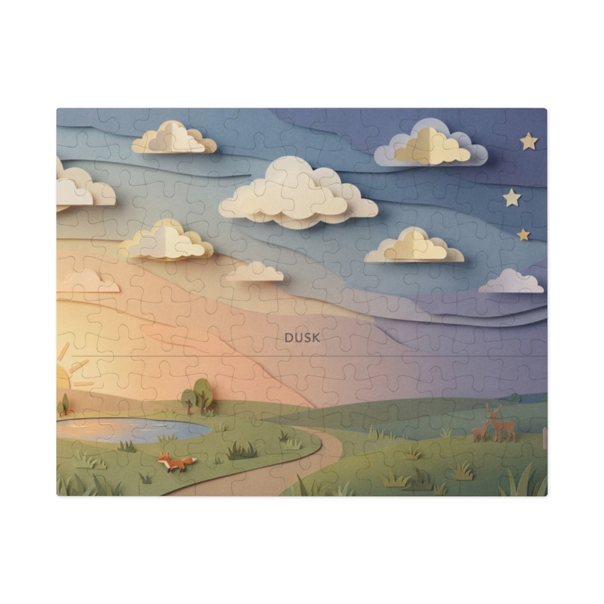 Jigsaw Puzzle with Tin - Twilight Horizon Calm (30, 110... |...
