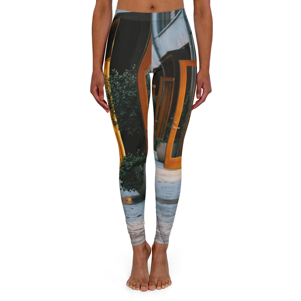 Women's Spandex Leggings - Twilight Walk | Echovira Gallery