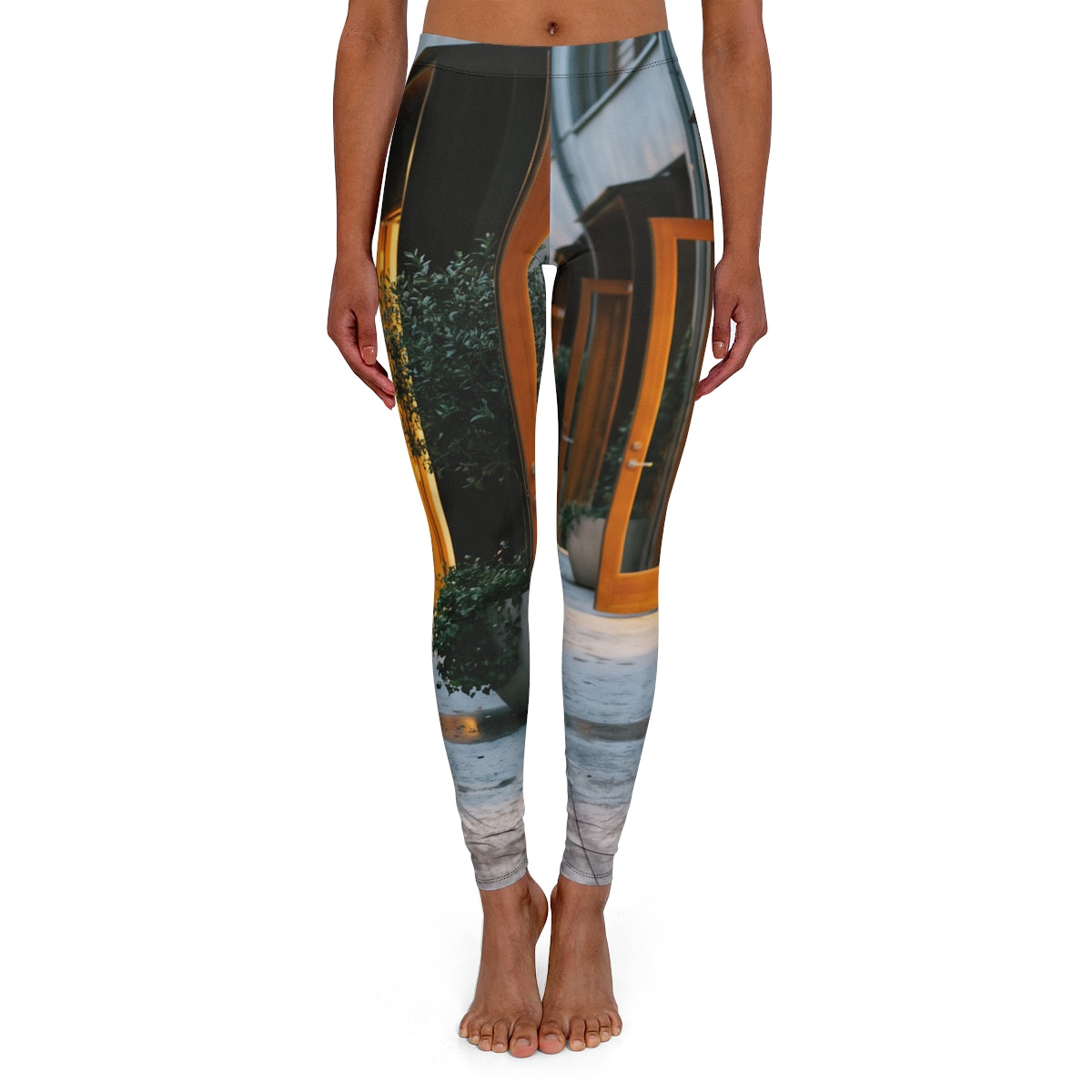 Women's Spandex Leggings - Twilight Walk | Echovira Gallery
