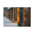 Glass Cutting Board - Twilight Courtyard | Echovira Gallery