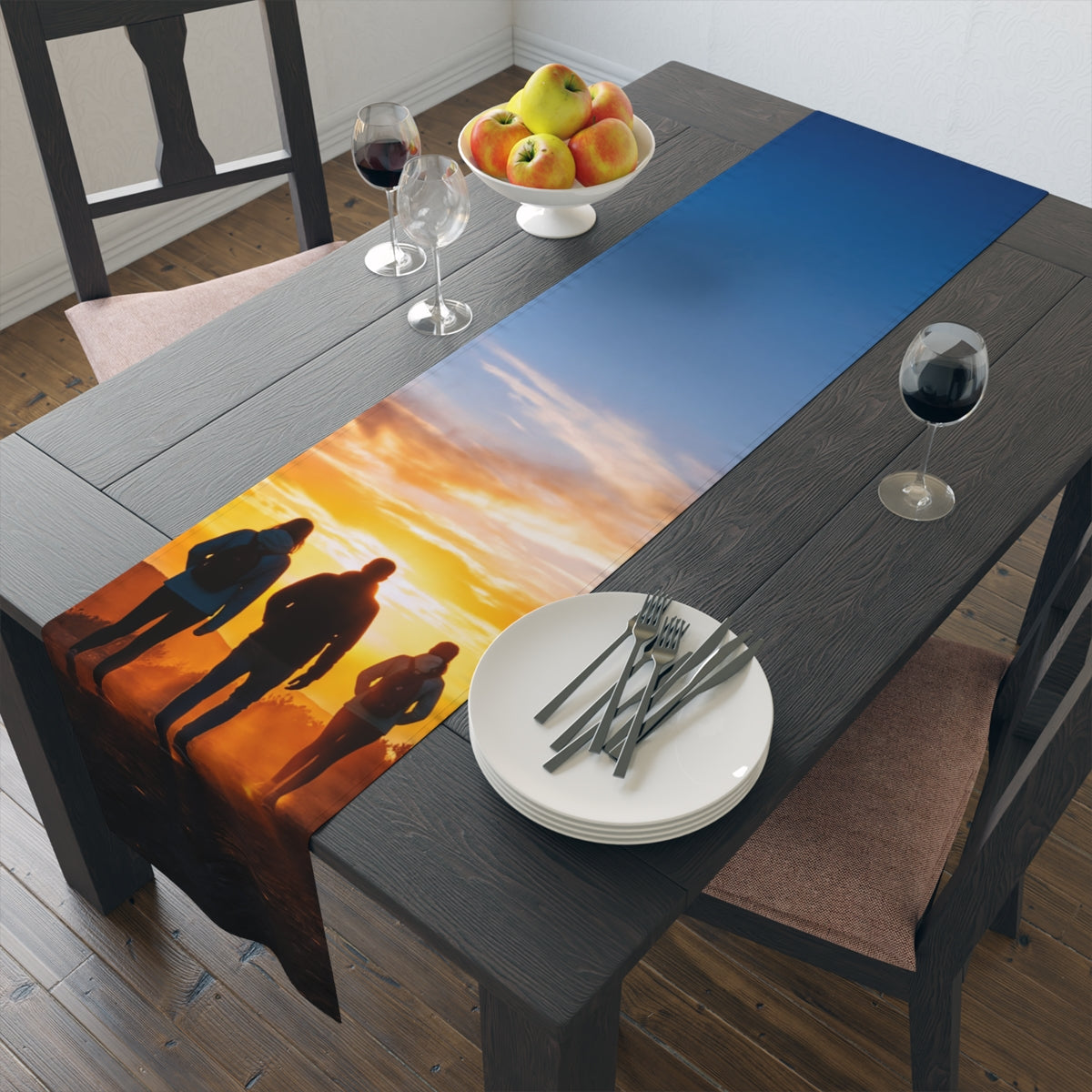Table Runner - Sunset Silhouette