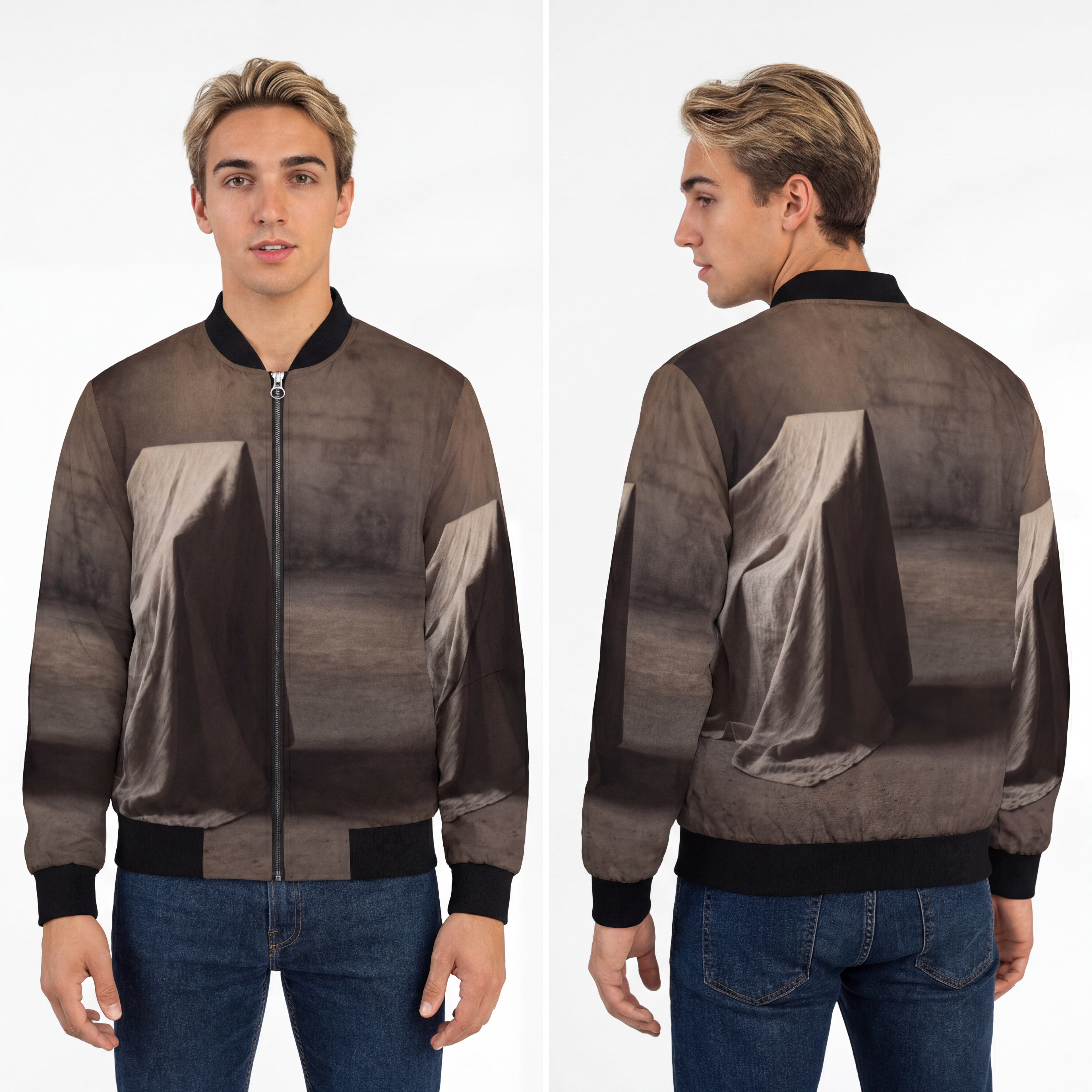 Men's Bomber Jacket - Wabi-Sabi Mood