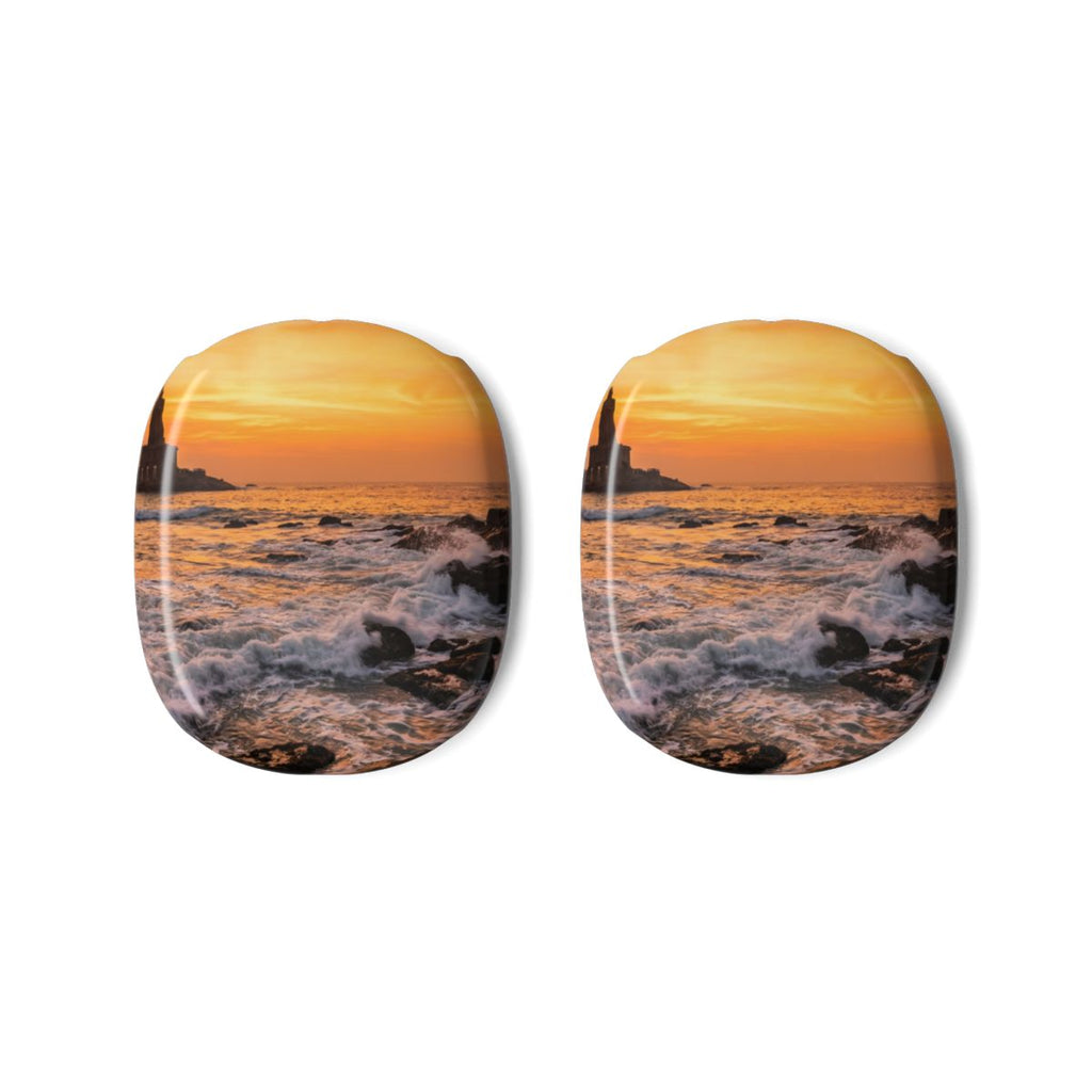 AirPod Max Case - Golden Ocean Retreat