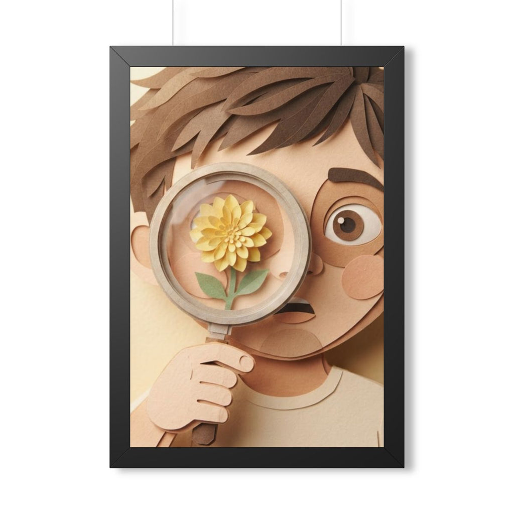 Framed Vertical Poster - Wonder of Nature — Black (11×14......
