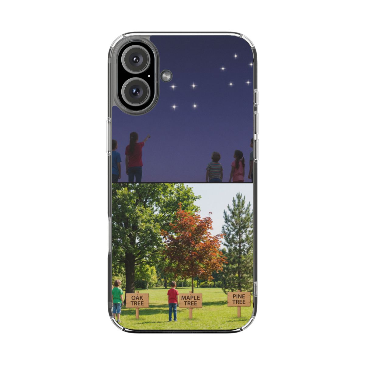 Clear Impact-Resistant Case - Starry Shield