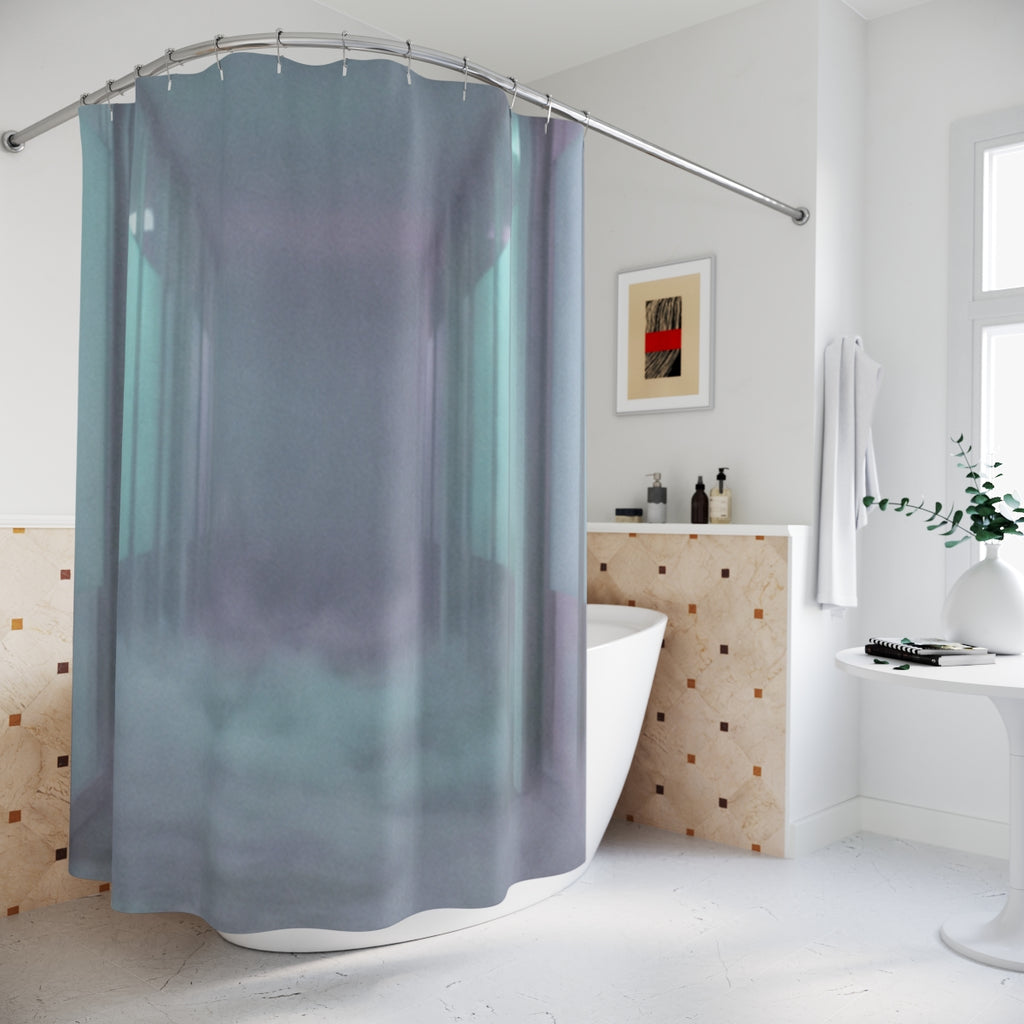 Shower Curtains - Liminal Corridor Fog Art Print | Echovira...