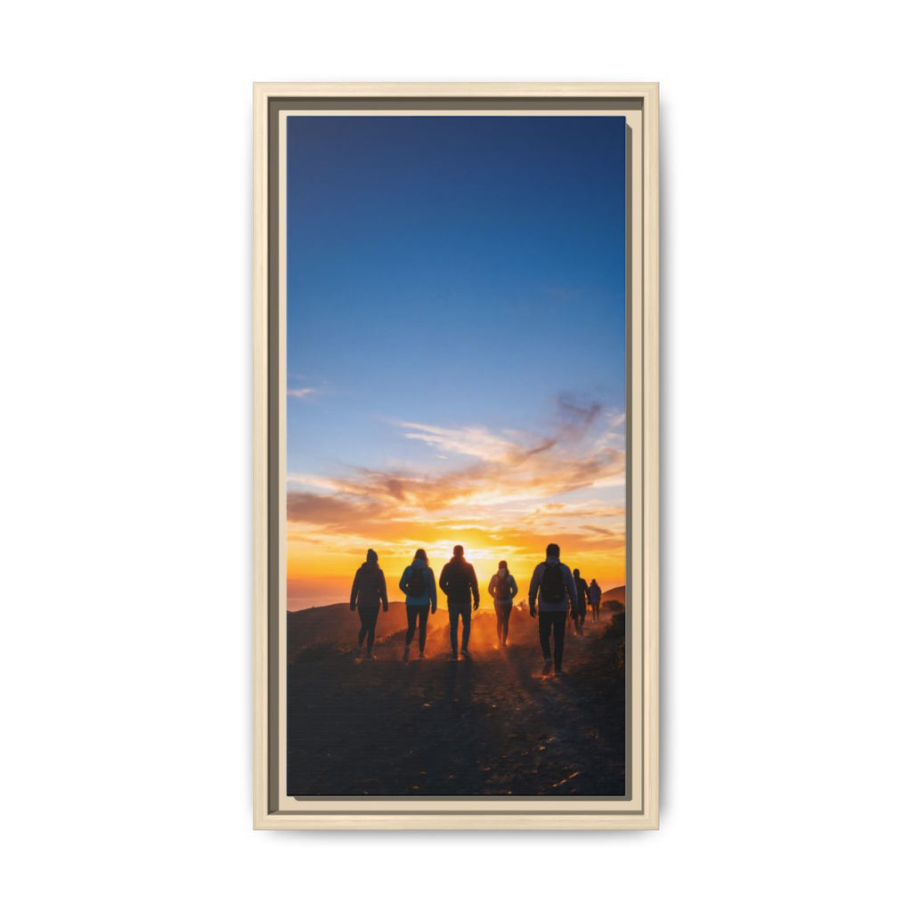 Matte Canvas, Framed - Epic Dawn Trek