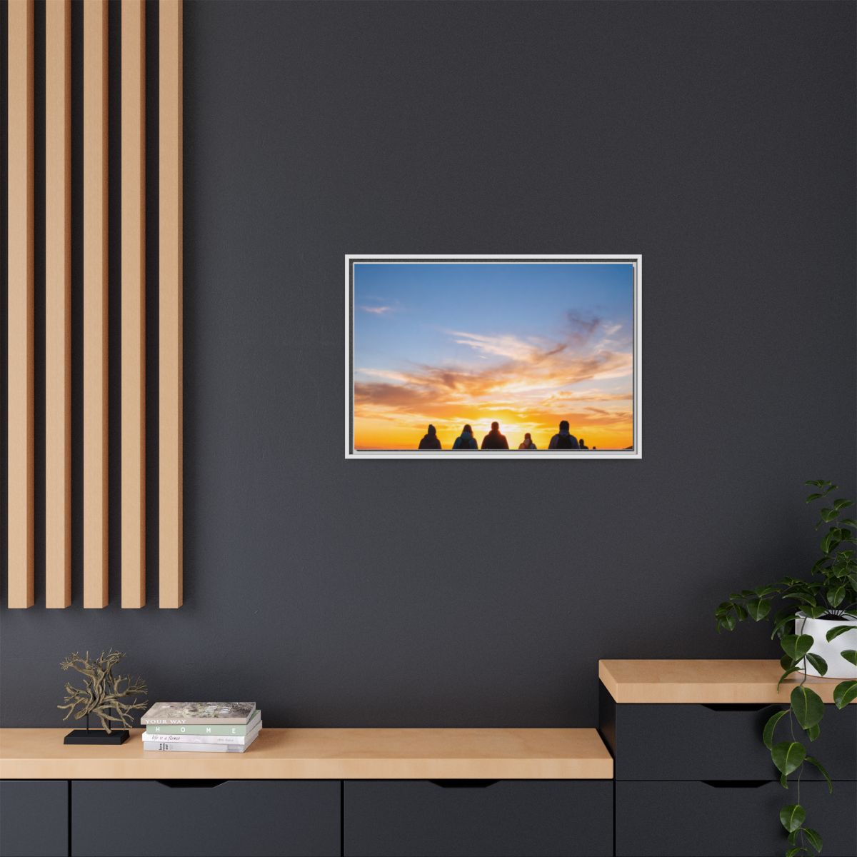 Matte Canvas, Framed - Epic Dawn Trek