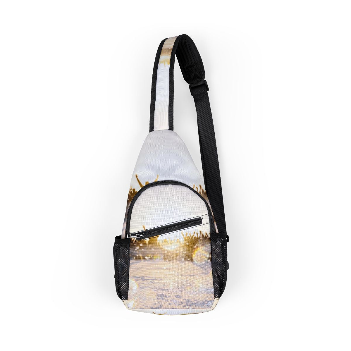 Golden Hour Crowd Celebration Chest Bag