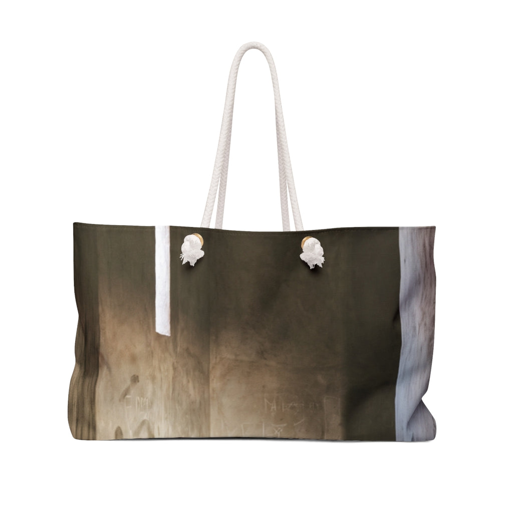 Weekender Bag - Shadows of the Citadel moody architectural...