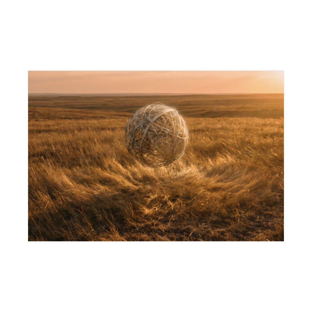 Matte Horizontal Poster - Prairie Sunset (10×8 & 54×36) |...