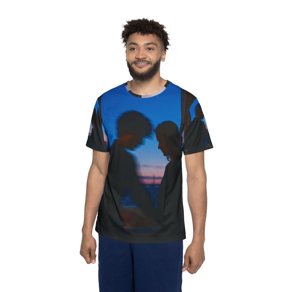 Men's Sports Jersey - Twilight Sunset | Echovira Gallery