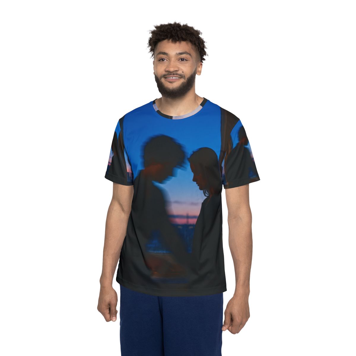 Men's Sports Jersey - Twilight Sunset | Echovira Gallery