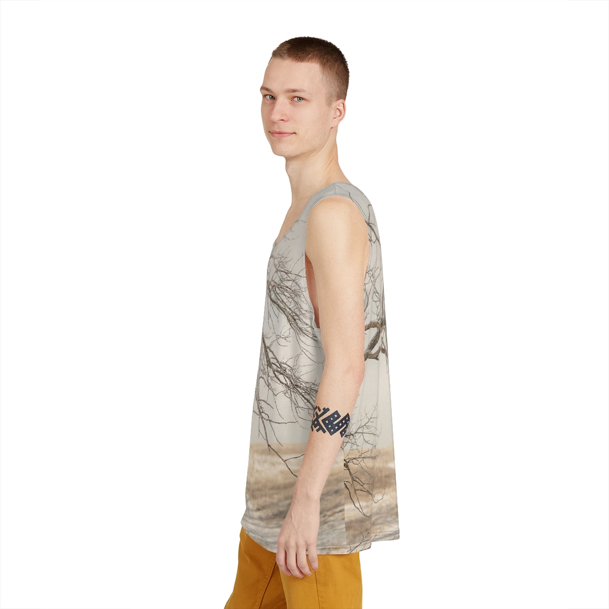 Men's Tank - Winter Branch Solitude Landscape | Echovira...