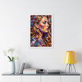 Framed Vertical Poster - Shattered Elegance (11×14, 12×16......
