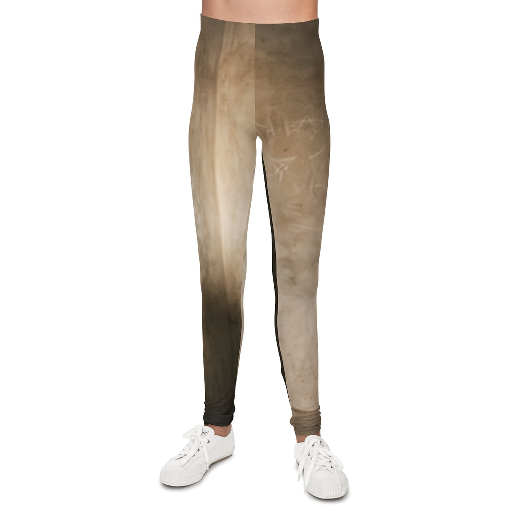 Youth Leggings - Shadows of the Citadel moody architectural...