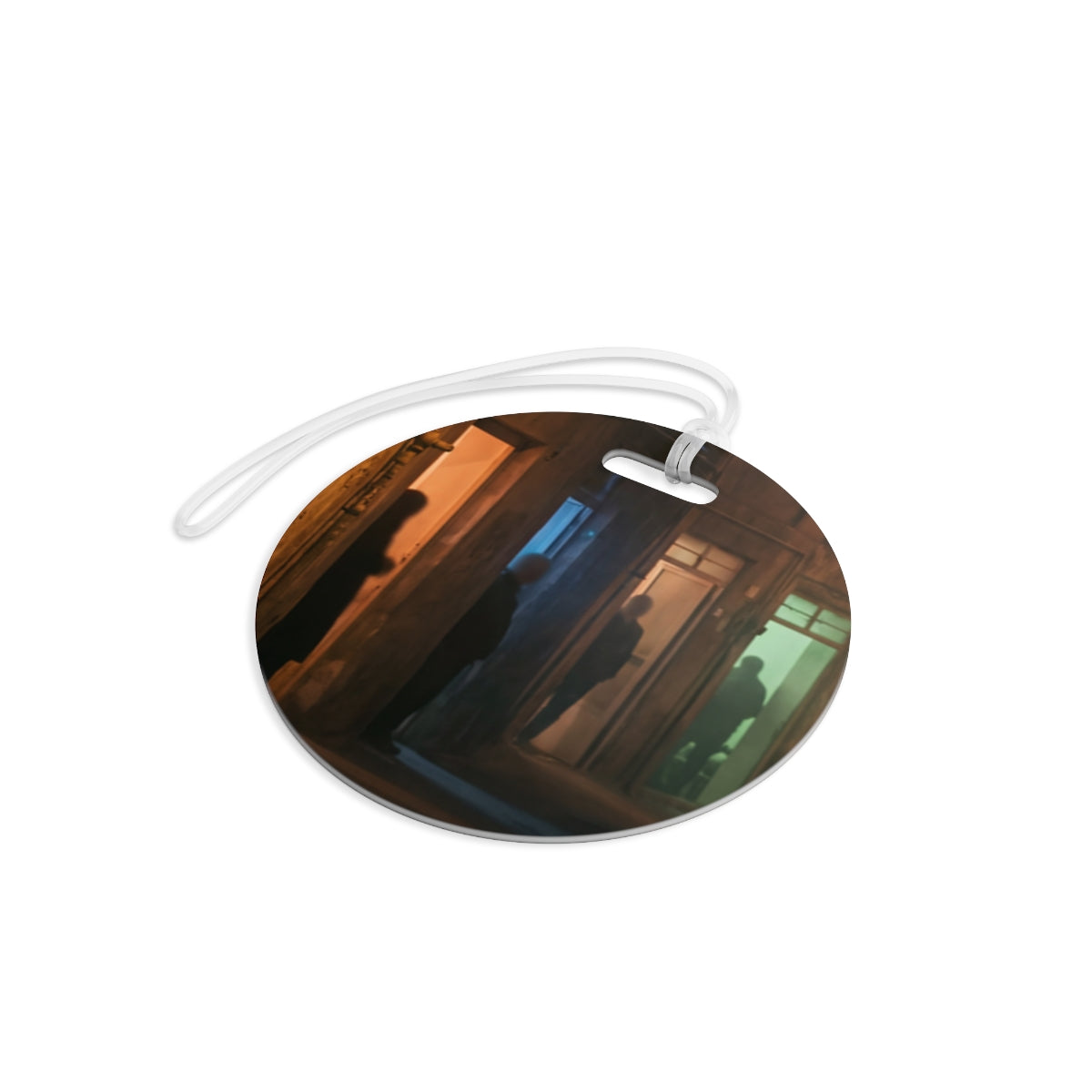Luggage Tags - Shadowed Alleyway Mystery Art Print |...