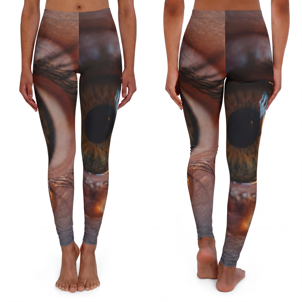 Women's Spandex Leggings - Luminous Tear