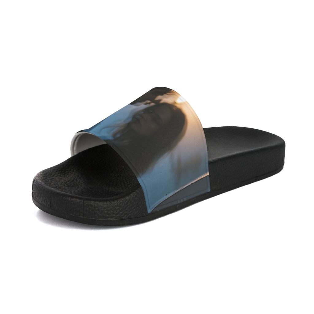 Women's Slide Sandals - Midnight Shadow Slides - Cozy... |...