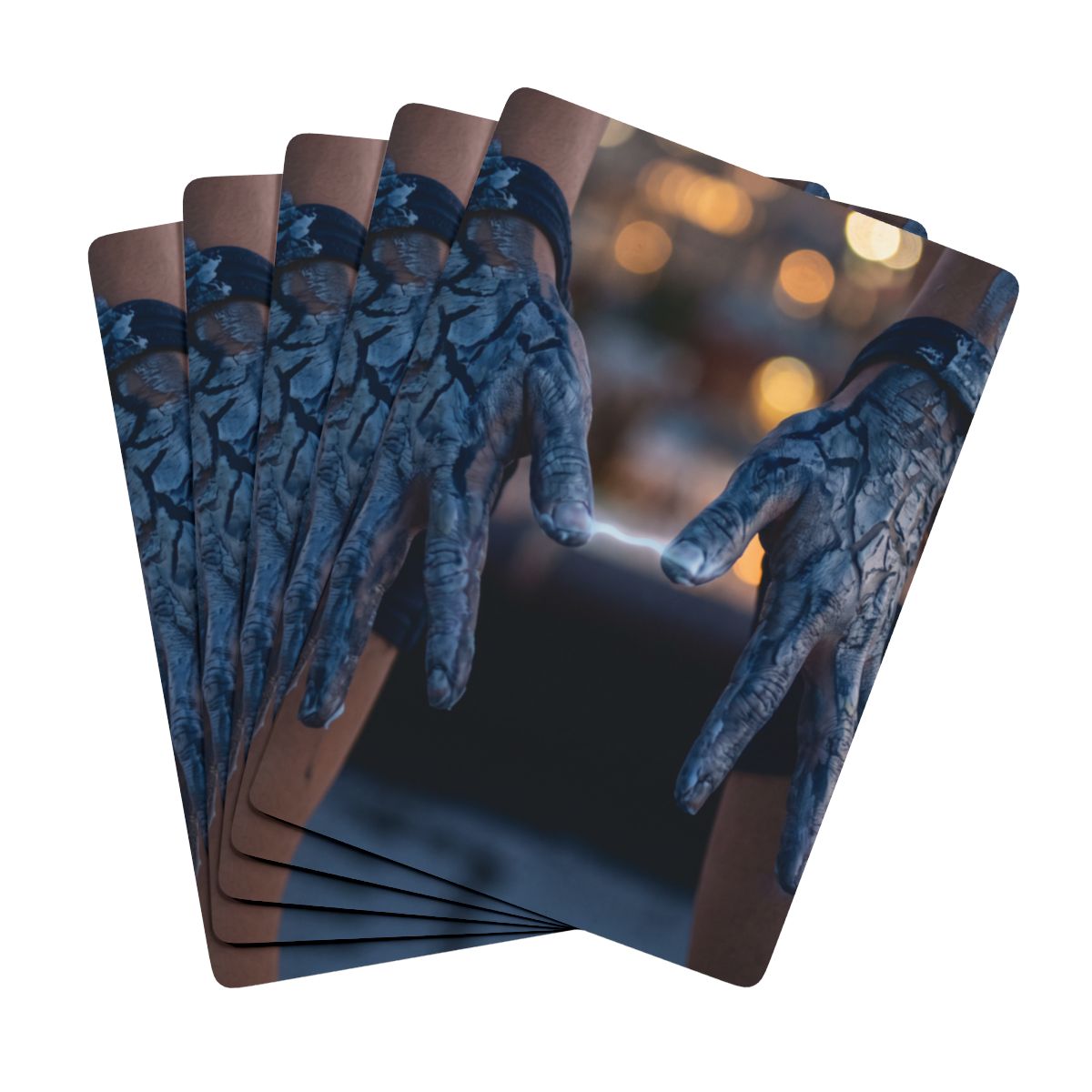 Poker Playing Cards - Kinetic Surge | Echovira Gallery