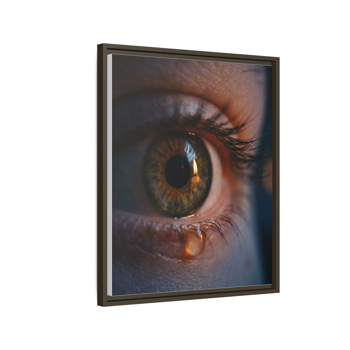 Matte Canvas, Framed - Luminous Tear