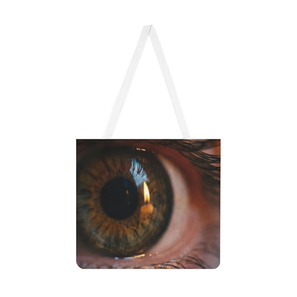 Shoulder Tote Bag - Amber Iris Reflection Fine Art Print |...