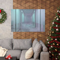 Matte Horizontal Posters - Liminal Corridor Fog Art Print......