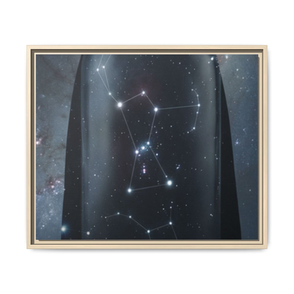Framed Matte Canvas - Cosmic Sentinel — Natural / 1.25" (10×8, 12×9, 14×11, 16×12, 20×10, 18×12, 20×16, 24×16, 24×18, 36×12, 24×20, 32×16, 30×20, 30×24, 32×24, 48×16, 36×24, 48×24, 40×30, 60×20, 48×32, 60×30 & 60×40)
