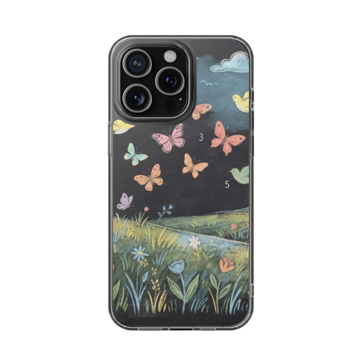 Clear Impact-Resistant Cases - Clear Phone Case - Meadow......