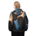 Midnight Shadow Windbreaker - Aesthetic Outerwear | Echovira...