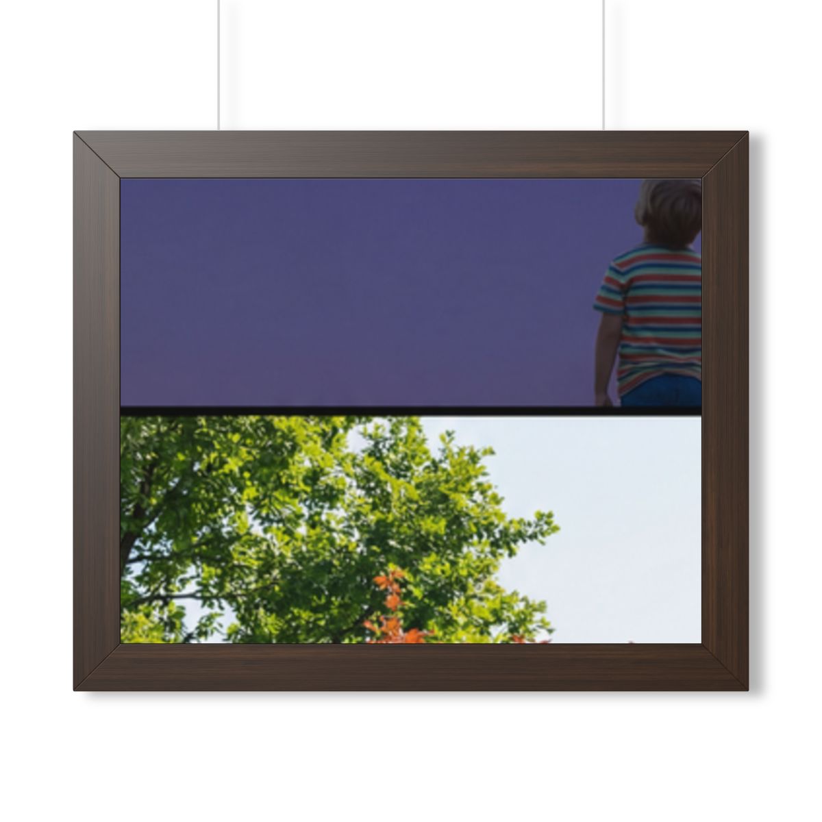 Framed Horizontal Poster - Stardust & Forest Discovery —......