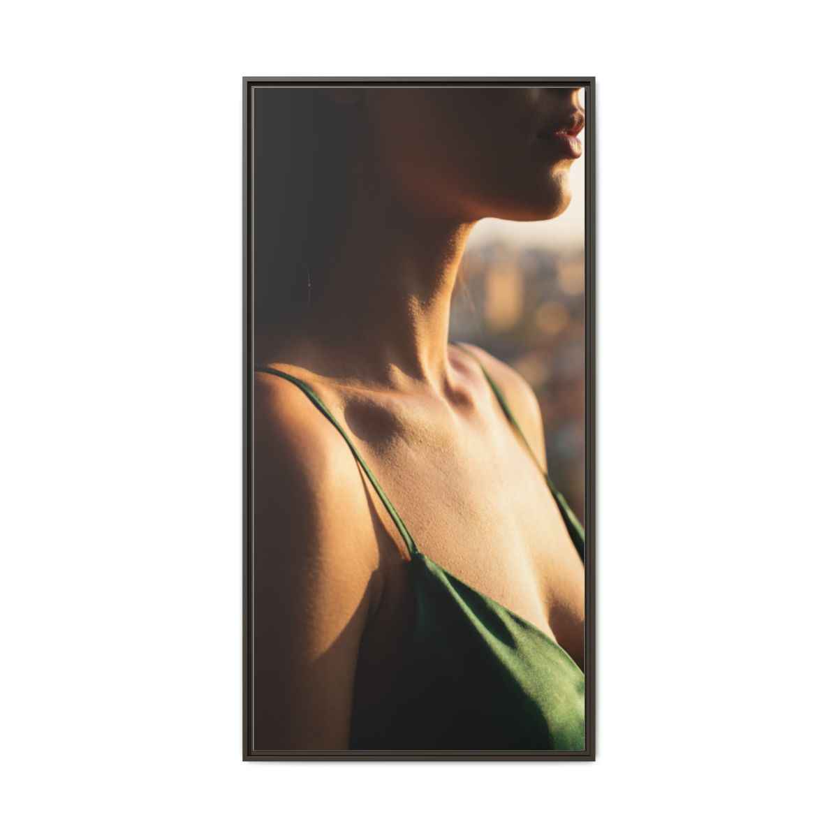 Framed Matte Canvas - Sunlit Muse