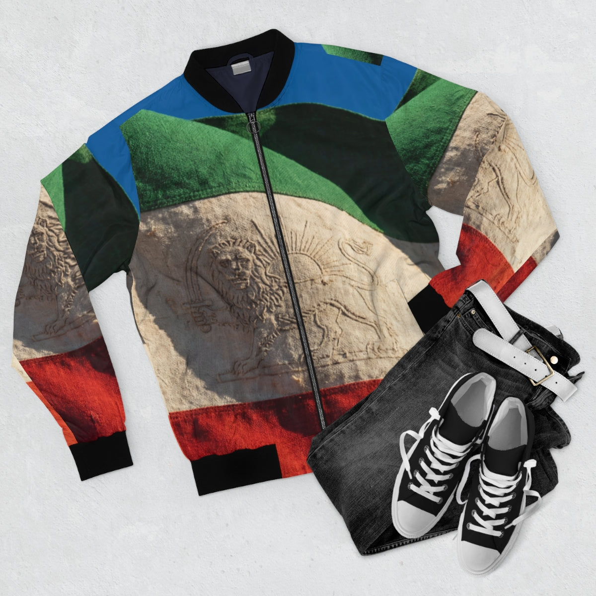 Men's Bomber Jacket - Flag