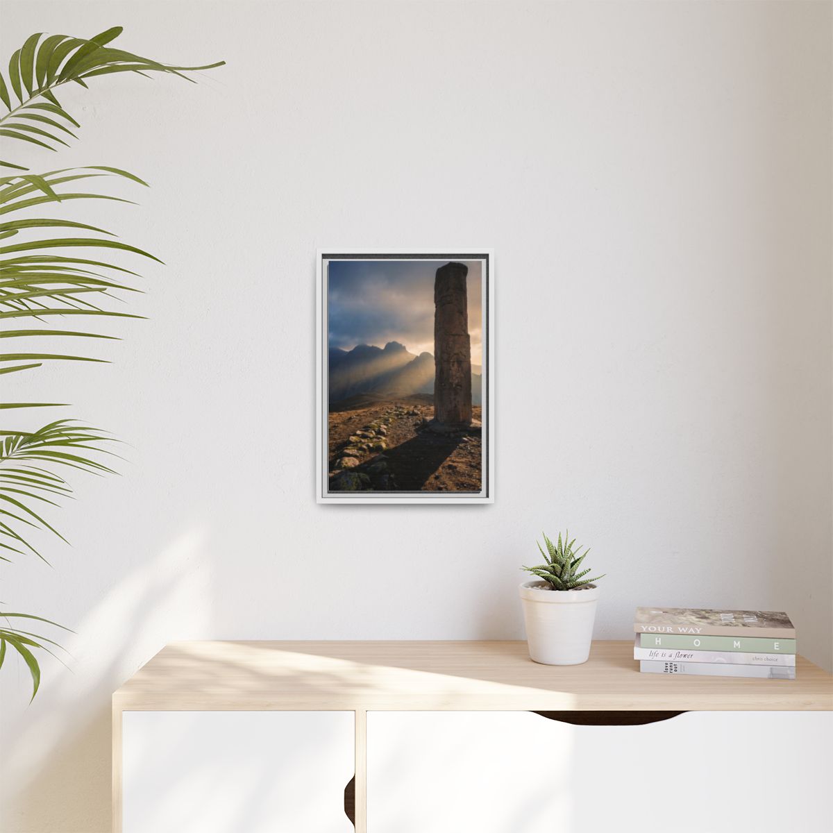 Matte Canvas, Framed - Mystic Monolith Ancient Persian... |...