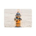 Pet Food Mat (12x18) - Golden Fire Hydrant | Echovira...