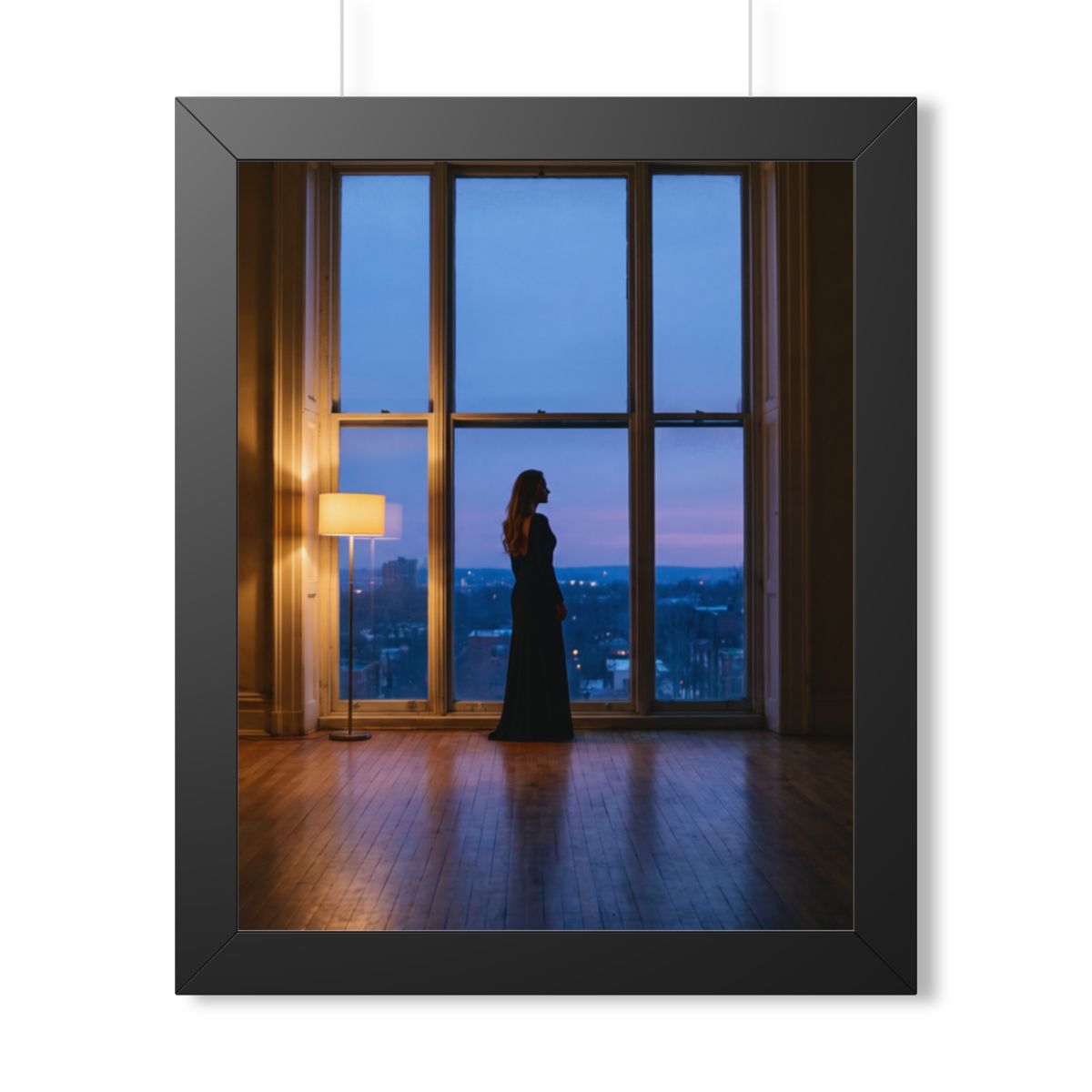 Framed Vertical Poster - Twilight Solitude — Black (11×14......