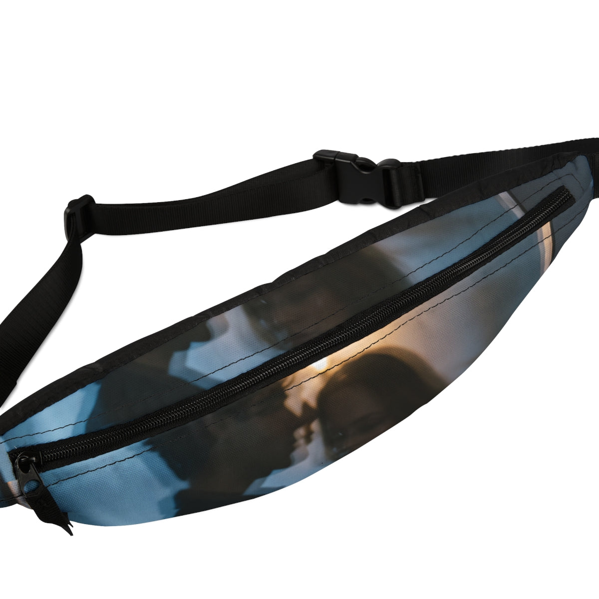 Midnight Reflection Fanny Pack - Aesthetic Streetwear |...