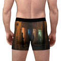 Men's Boxer Briefs - Shadowed Alleyway Mystery Art Print |...