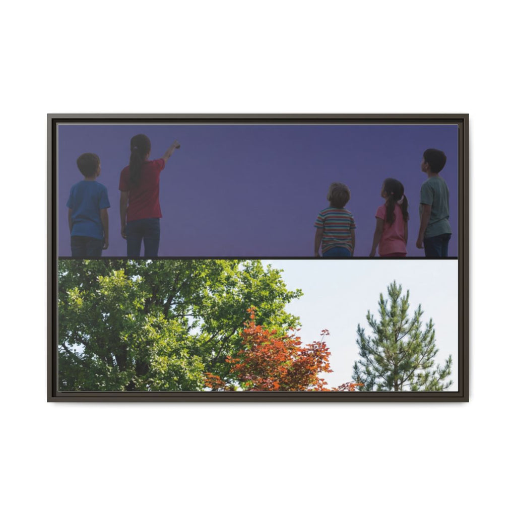 Framed Matte Canvas - Wilderness Gallery — Espresso / 1.25"