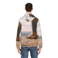 Men's Full-Zip Hoodie - Aegean Clay Cozy | Echovira Gallery